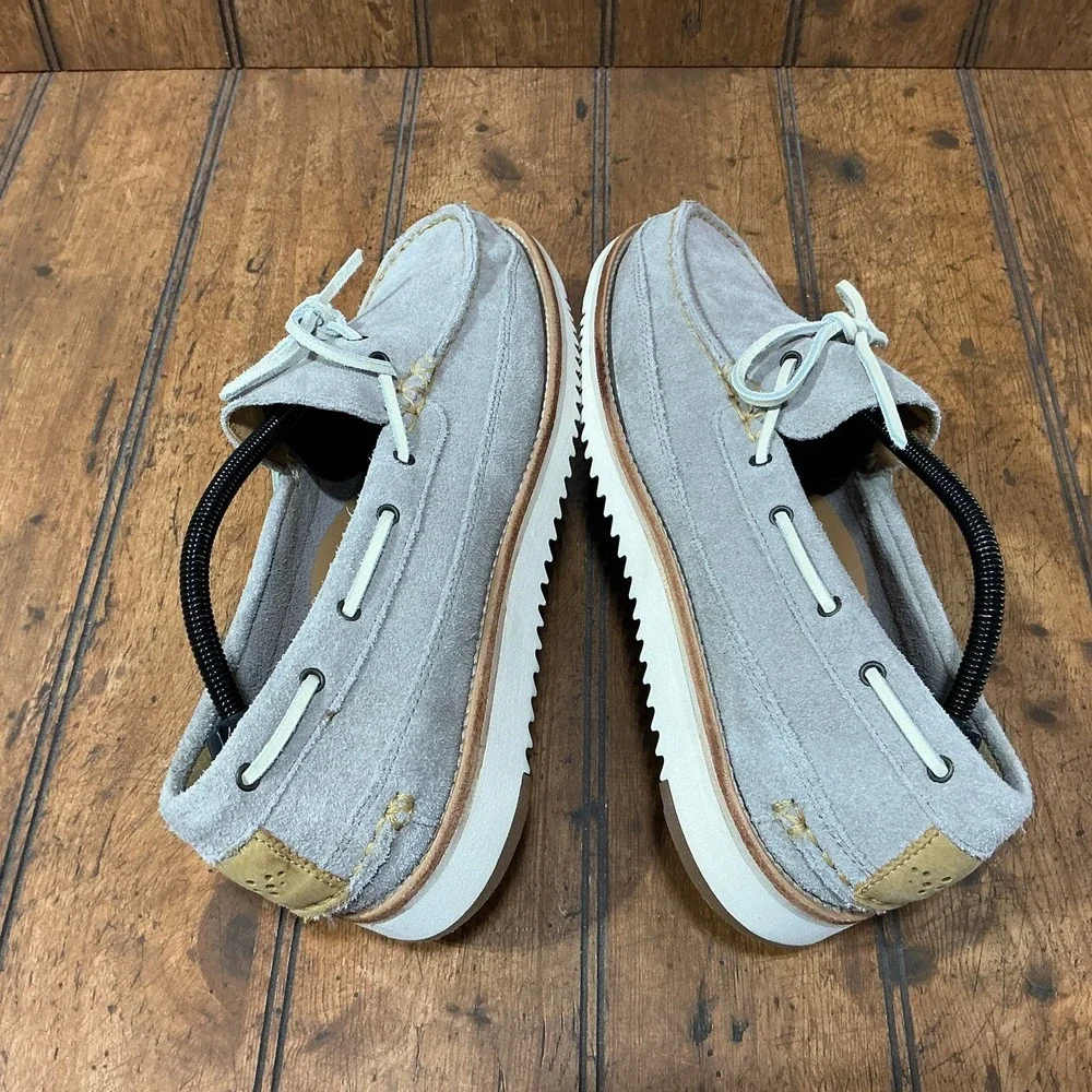 Cole Haan Pinch Rugged Beige Suede Boat Shoes Lace Up Comfort US 10 M C36405